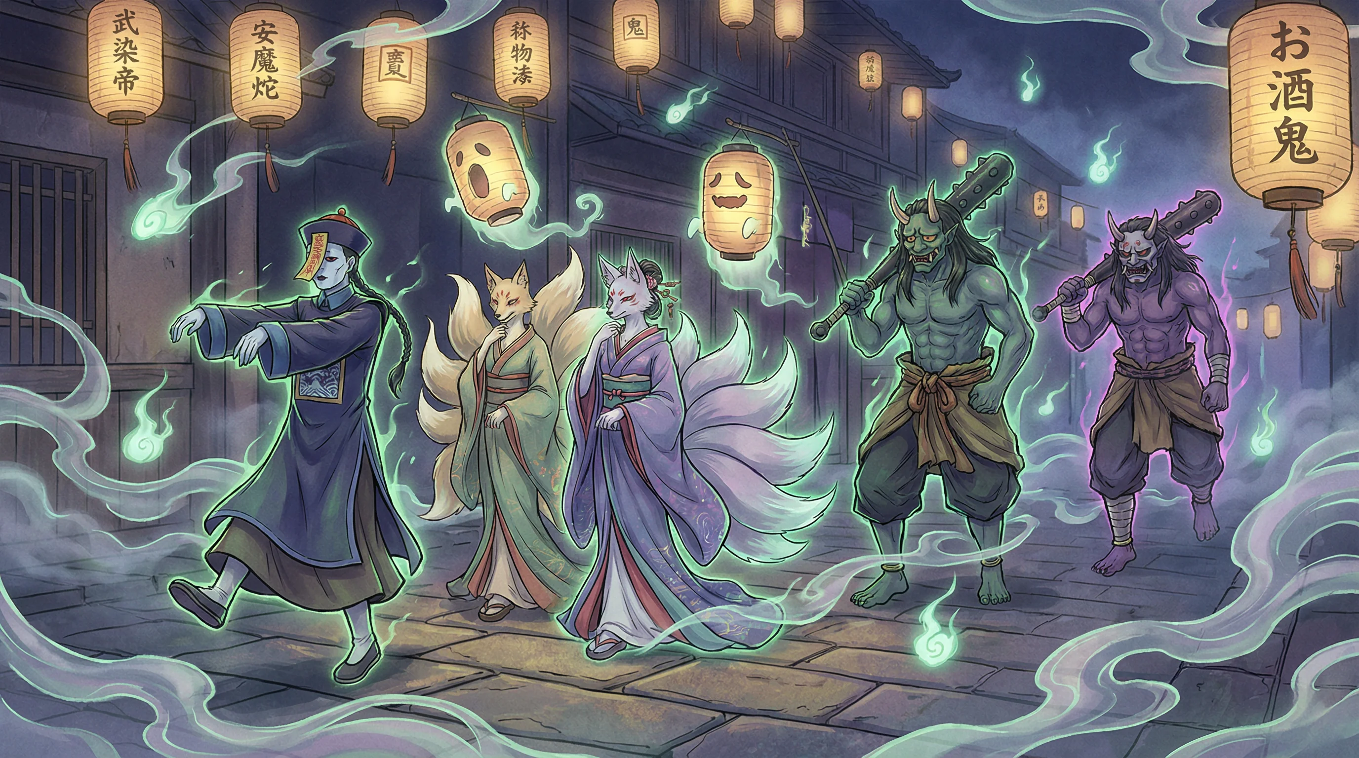 百鬼夜行 - 摄像头偷拍 中日鬼怪动漫